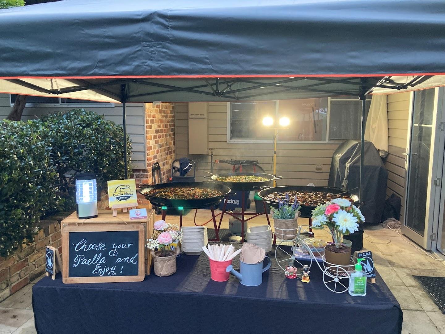 Paella Show catering